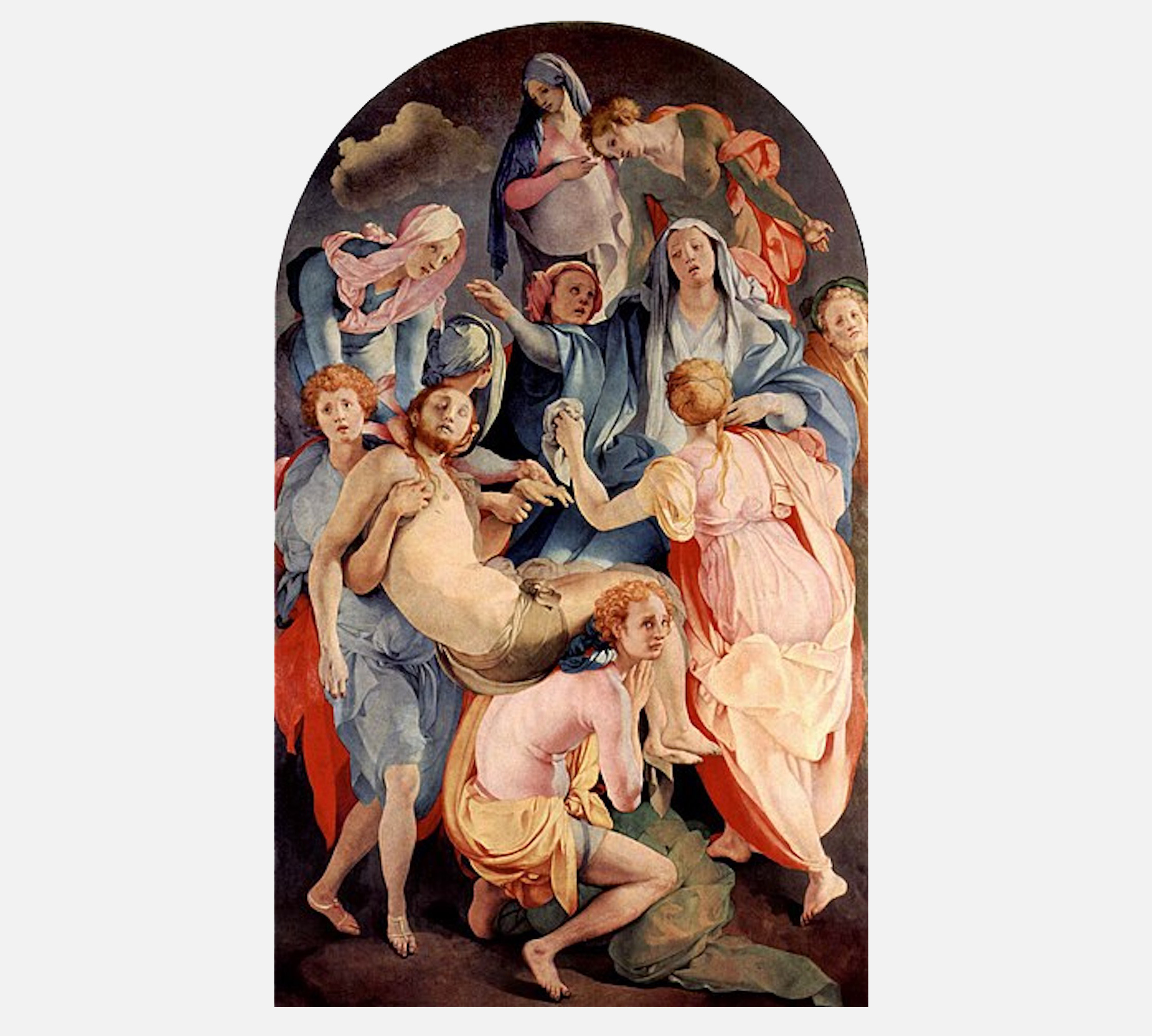 Deposizione dalla croce, Pontormo, Cappella Capponi, Firenze
